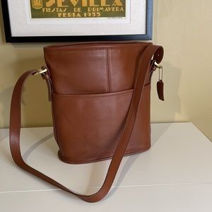 Vintage Leather Coach Bag